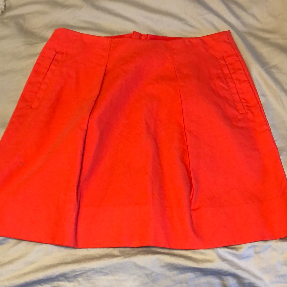 J. Crew coral skirt size 4
